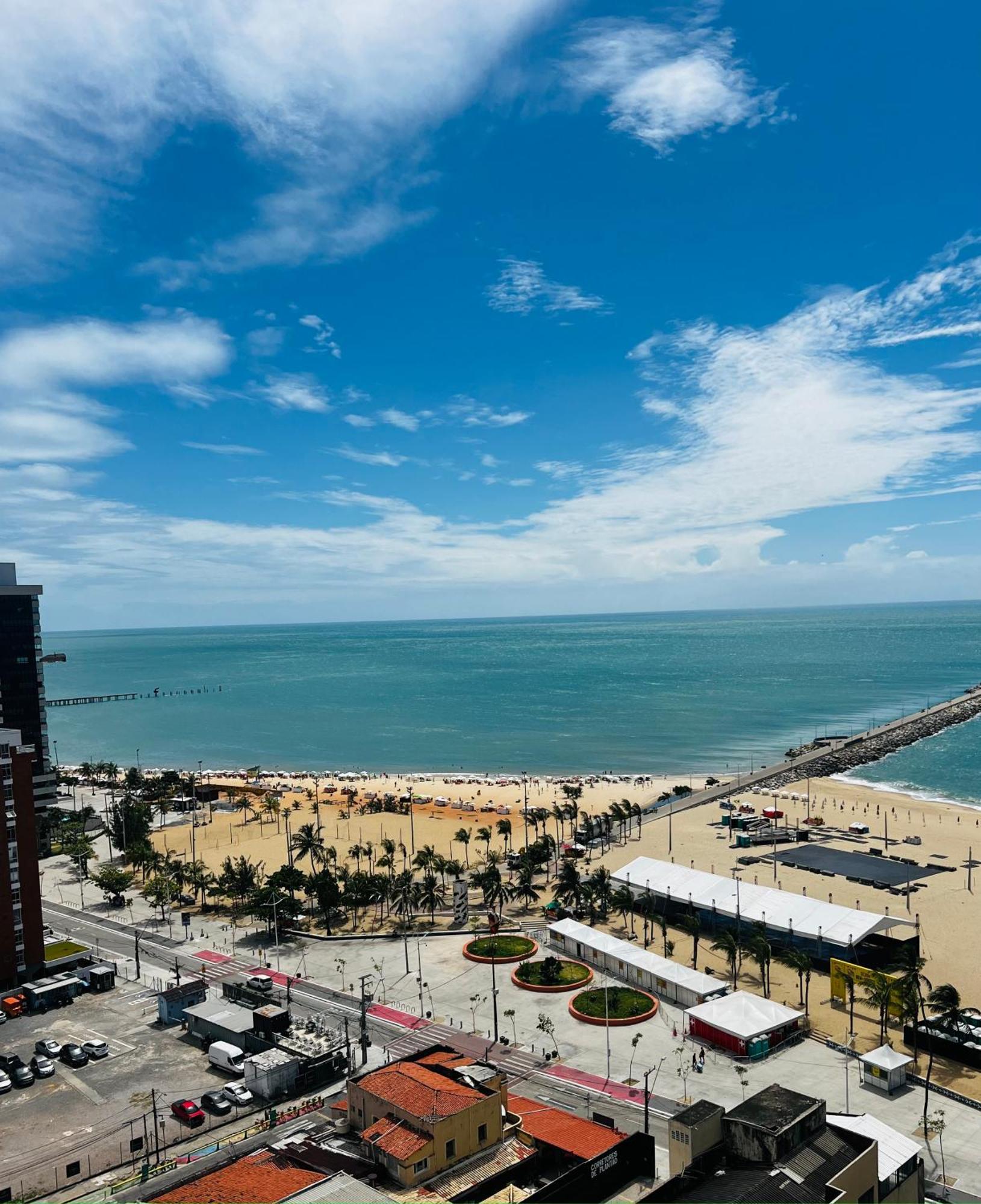 Flat Praia De Iracema Vista Mar Fortaleza  Exterior photo